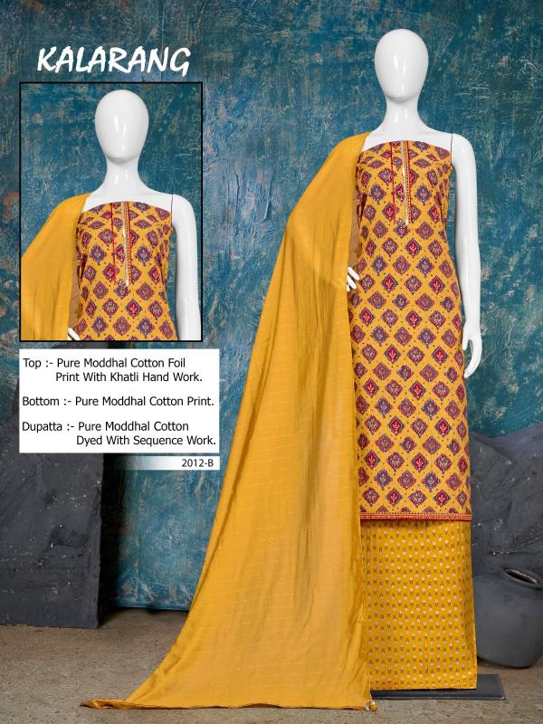 Bipson Kalarang 2012 Stylish Cotton Designer Dress Material Collection